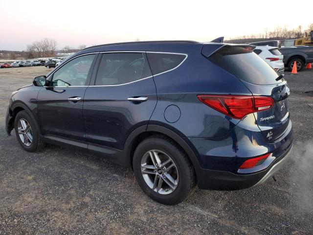 5XYZUDLB8HG481265 - 2017 HYUNDAI SANTA FE S BLUE photo 2