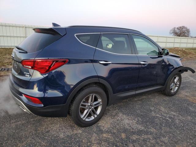 5XYZUDLB8HG481265 - 2017 HYUNDAI SANTA FE S BLUE photo 3