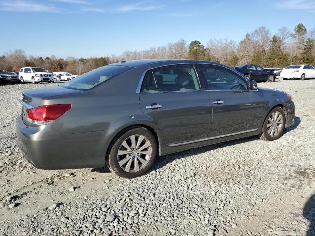 4T1BK3DB2CU442707 - 2012 TOYOTA AVALON BASE GRAY photo 3