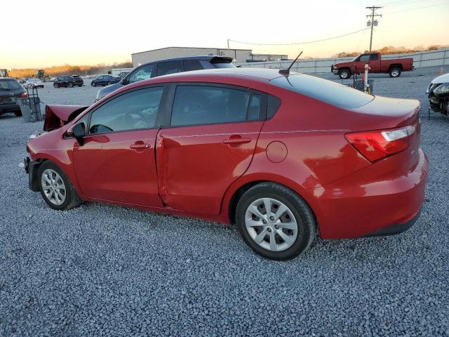 KNADM4A35H6011409 - 2017 KIA RIO LX RED photo 2