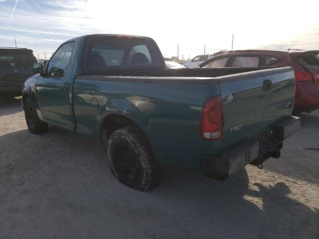 2FTRF17283CA72239 - 2003 FORD F150 GREEN photo 2