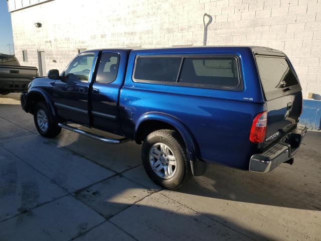 5TBBT44135S469980 - 2005 TOYOTA TUNDRA ACCESS CAB SR5 BLUE photo 2