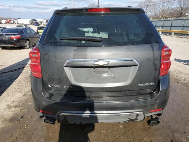 2GNFLGE31H6247079 - 2017 CHEVROLET EQUINOX PREMIER GRAY photo 6