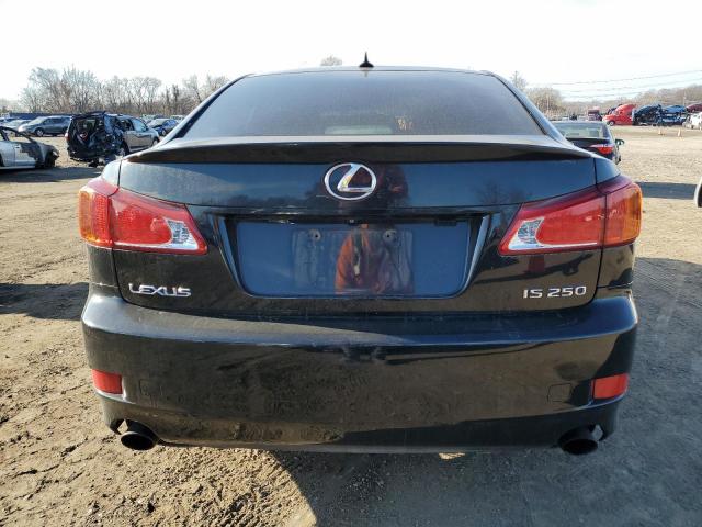 JTHBF5C28A5107785 - 2010 LEXUS IS 250 BLACK photo 6