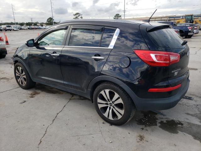 KNDPC3A29C7241347 - 2012 KIA SPORTAGE EX BLACK photo 2