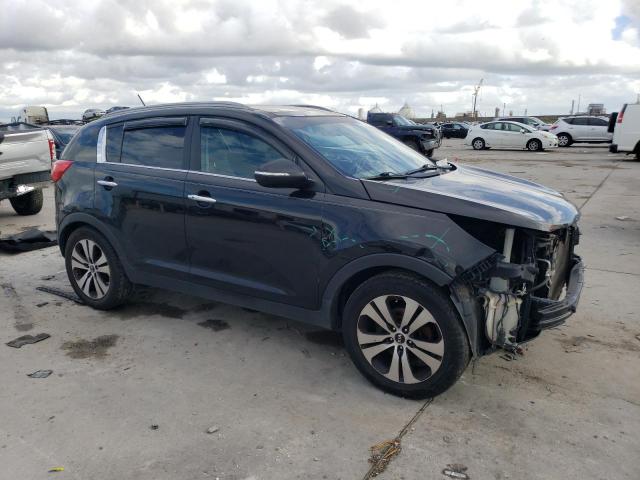 KNDPC3A29C7241347 - 2012 KIA SPORTAGE EX BLACK photo 4