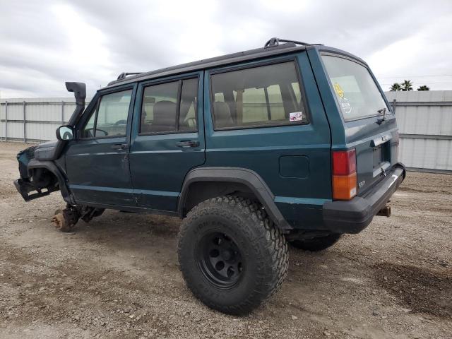 1J4FT28S5SL504770 - 1995 JEEP CHEROKEE SE GREEN photo 2