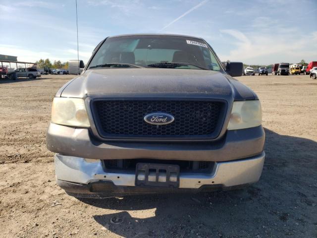 1FTRX12585KC64287 - 2005 FORD F150 GRAY photo 5