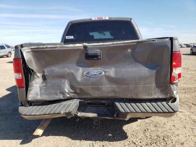 1FTRX12585KC64287 - 2005 FORD F150 GRAY photo 6