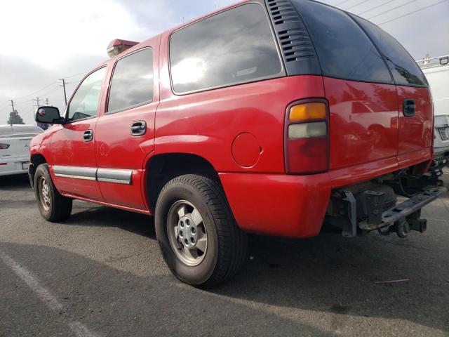 1GNEC13T72R282698 - 2002 CHEVROLET TAHOE C1500 RED photo 2