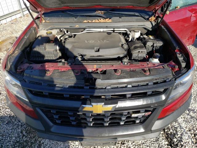 1GCGTEEN7J1266103 - 2018 CHEVROLET COLORADO ZR2 MAROON photo 11