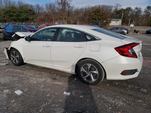 2HGFC2F6XLH594901 - 2020 HONDA CIVIC LX WHITE photo 2