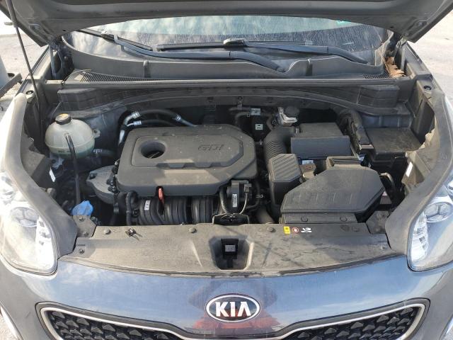 KNDPNCAC0K7518856 - 2019 KIA SPORTAGE EX GRAY photo 12