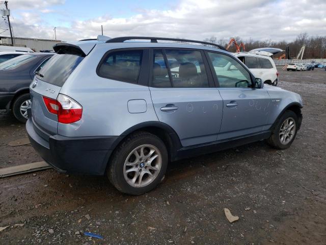 WBXPA73495WC50785 - 2005 BMW X3 2.5I BLUE photo 3