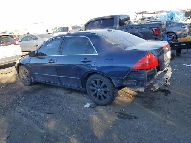 1HGCM66567A032741 - 2007 HONDA ACCORD EX BLUE photo 2