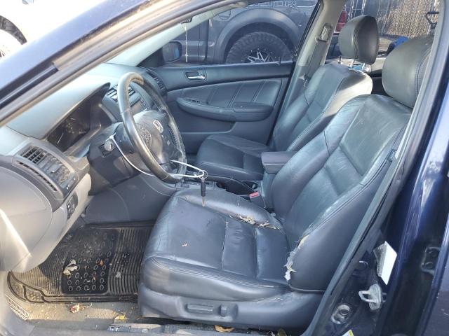 1HGCM66567A032741 - 2007 HONDA ACCORD EX BLUE photo 7