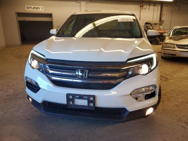 5FNYF6H61JB014313 - 2018 HONDA PILOT EXL WHITE photo 5