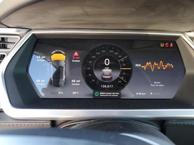 5YJSA1DPXDFP21825 - 2013 TESLA MODEL S შავი ფოტო 9