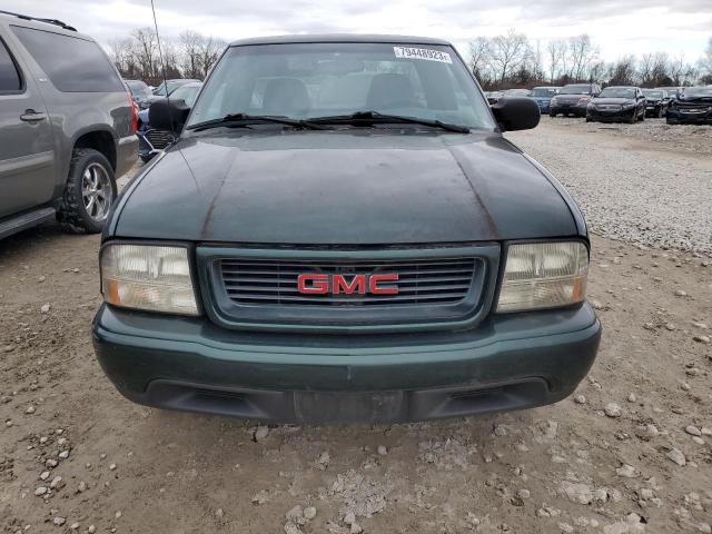 1GTCS19W718251783 - 2001 GMC SONOMA GREEN photo 5