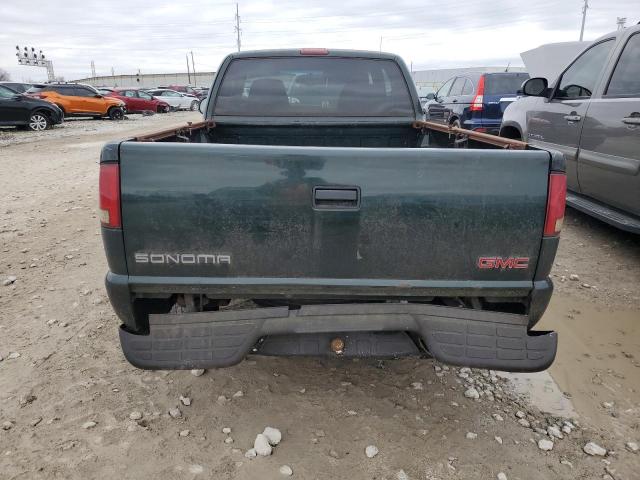 1GTCS19W718251783 - 2001 GMC SONOMA GREEN photo 6