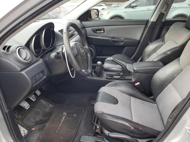 JM1BK34L771628263 - 2007 MAZDA SPEED 3 ვერცხლისფერი ფოტო 7