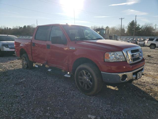 1FTPW14V87FB55850 - 2007 FORD F150 SUPERCREW RED photo 4