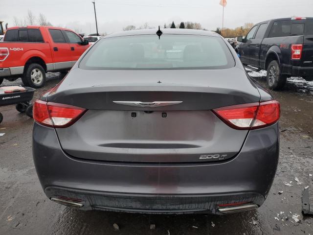 1C3CCCBGXFN516785 - 2015 CHRYSLER 200 S BROWN photo 6