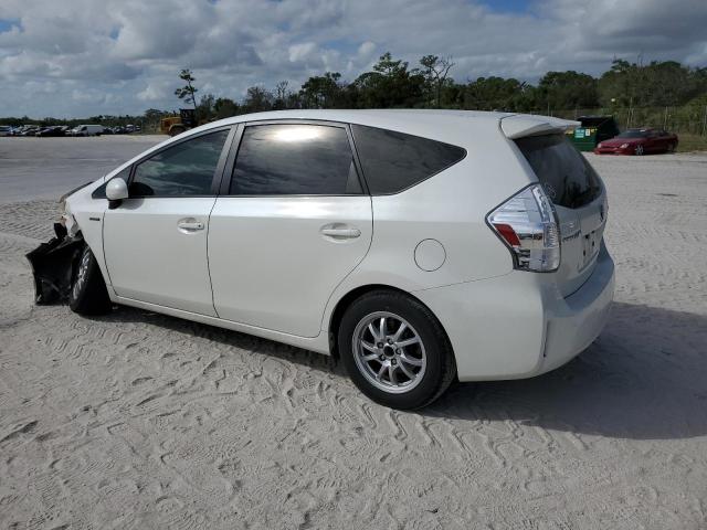 JTDZN3EU0D3209605 - 2013 TOYOTA PRIUS V WHITE photo 2