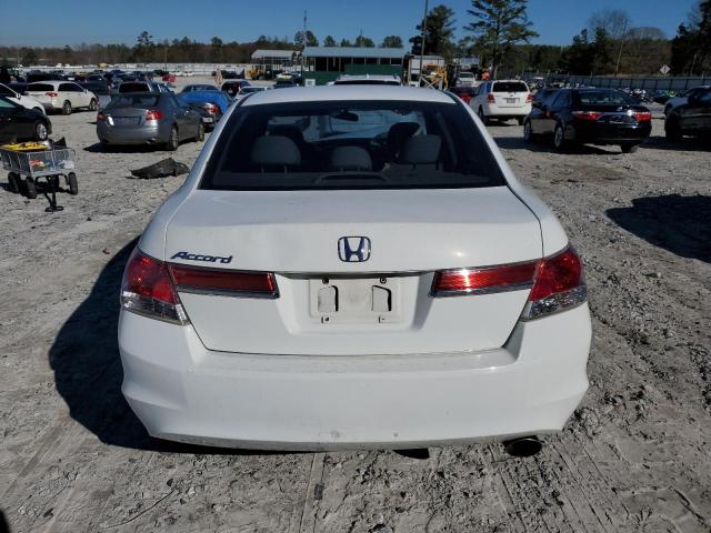 1HGCP2F30CA202486 - 2012 HONDA ACCORD LX WHITE photo 6