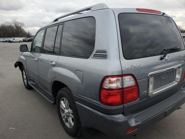 JTJHT00W053552812 - 2005 LEXUS LX 470 SILVER photo 2