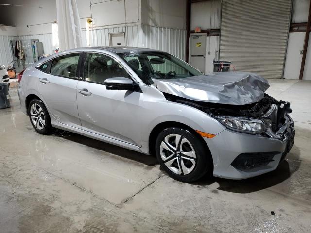 JHMFC1F75JX014964 - 2018 HONDA CIVIC EXL ვერცხლისფერი ფოტო 4