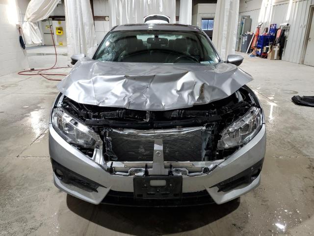 JHMFC1F75JX014964 - 2018 HONDA CIVIC EXL ვერცხლისფერი ფოტო 5