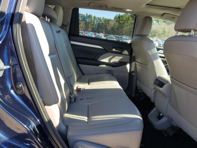 5TDJKRFH6GS236255 - 2016 TOYOTA HIGHLANDER XLE BLUE photo 11