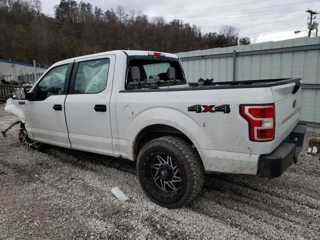 1FTEW1EG0JFD87258 - 2018 FORD F150 SUPERCREW WHITE photo 2