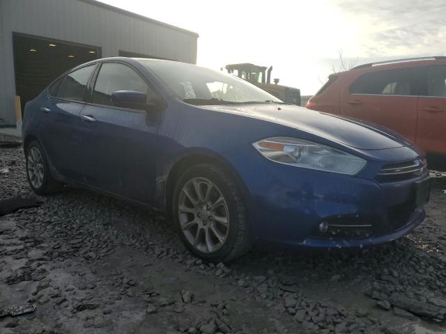 1C3CDFCH6DD214502 - 2013 DODGE DART LIMITED BLUE photo 4