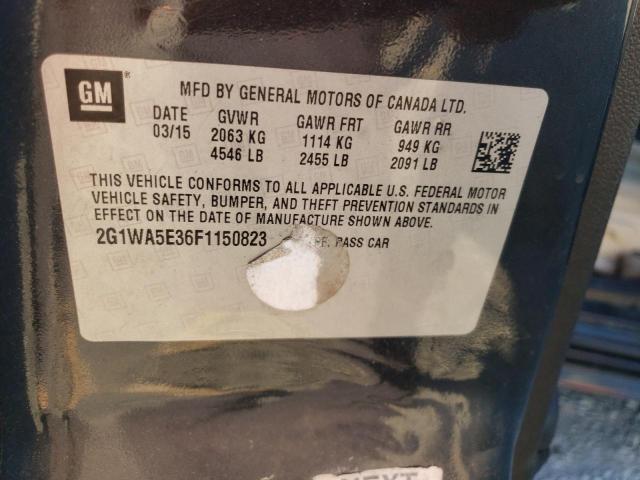 2G1WA5E36F1150823 - 2015 CHEVROLET IMPALA LIM LS GRAY photo 12