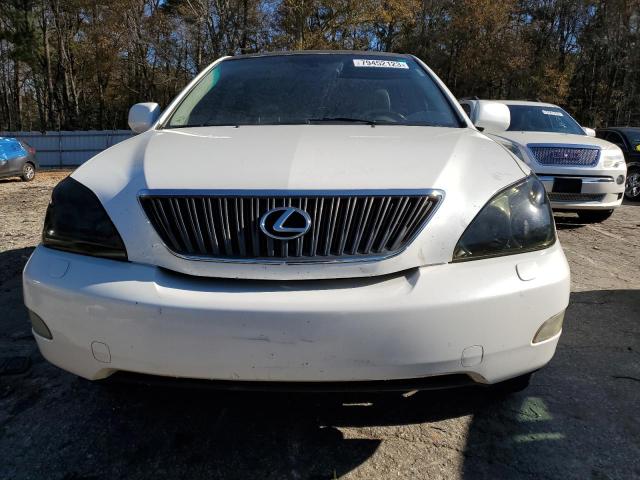 2T2GK31U97C002899 - 2007 LEXUS RX 350 WHITE photo 5