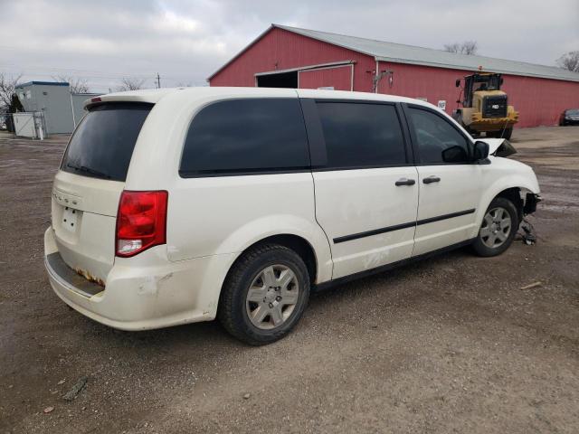 2C4RDGBG5DR648301 - 2013 DODGE GRAND CARA SE WHITE photo 3