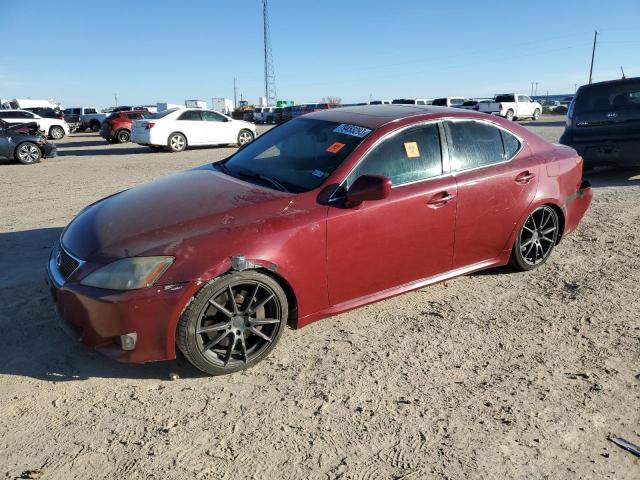 JTHBE262X62000484 - 2006 LEXUS IS 350 MAROON photo 1