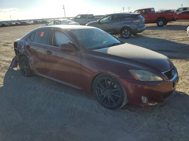 JTHBE262X62000484 - 2006 LEXUS IS 350 MAROON photo 4