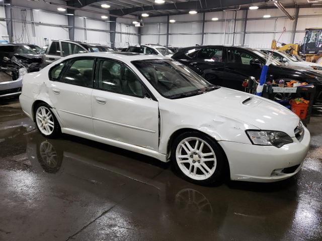 4S3BL676566201430 - 2006 SUBARU LEGACY GT LIMITED WHITE photo 4