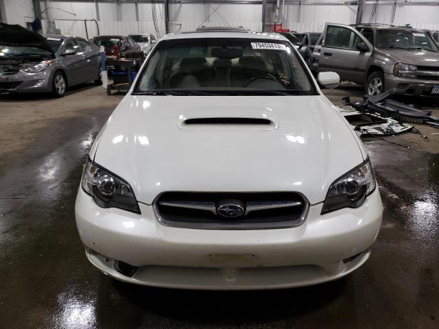 4S3BL676566201430 - 2006 SUBARU LEGACY GT LIMITED WHITE photo 5