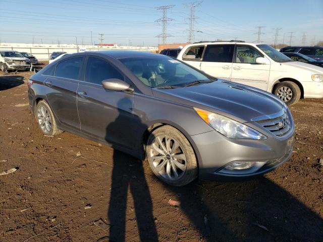 5NPEC4AC2CH421206 - 2012 HYUNDAI SONATA SE GRAY photo 4