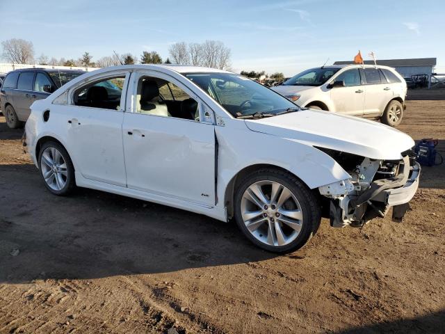 1G1PE5SBXD7137285 - 2013 CHEVROLET CRUZE LT WHITE photo 4