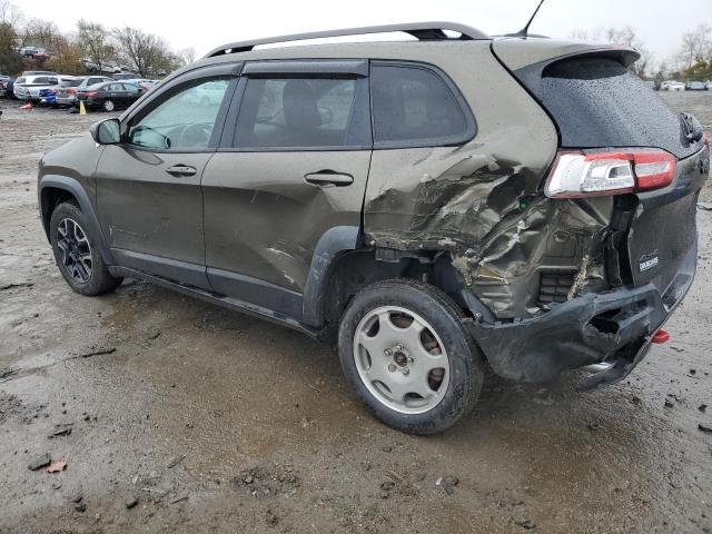 1C4PJMBSXFW709977 - 2015 JEEP CHEROKEE TRAILHAWK GREEN photo 2