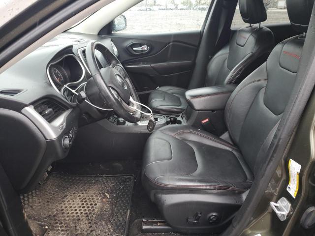 1C4PJMBSXFW709977 - 2015 JEEP CHEROKEE TRAILHAWK GREEN photo 7