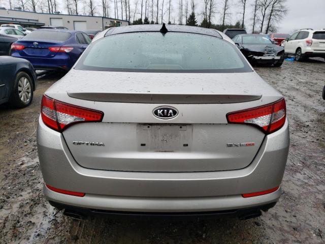 KNAGR4A69B5094140 - 2011 KIA OPTIMA SX SILVER photo 6