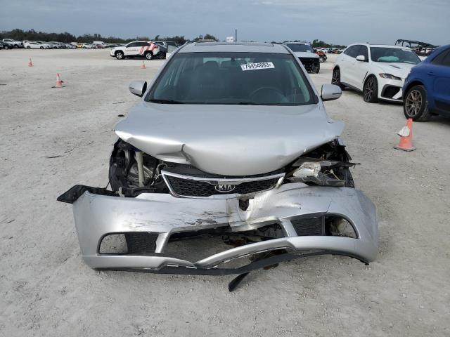 KNAFW5A32C5587661 - 2012 KIA FORTE SX SILVER photo 5