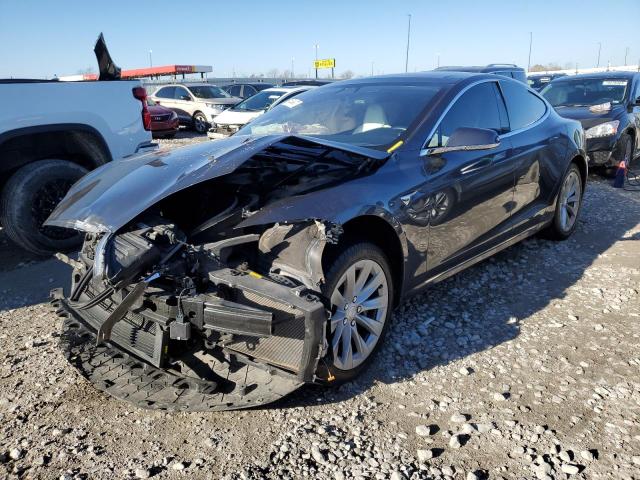 5YJSA1E17HF203770 - 2017 TESLA MODEL S Մոխրագույն լուսանկար 1