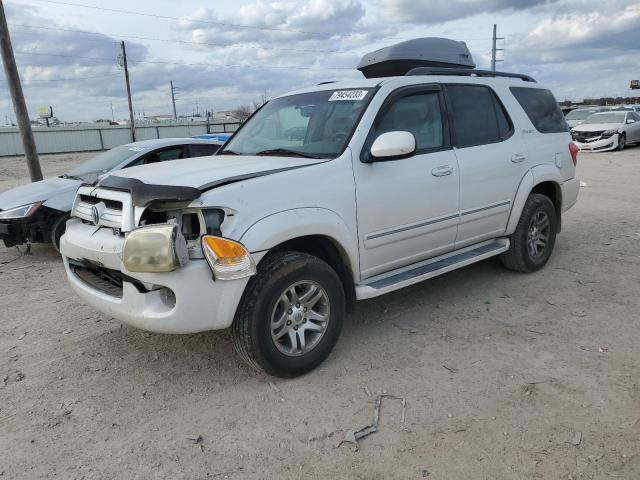 5TDZT38A16S283883 - 2006 TOYOTA SEQUOIA LIMITED WHITE photo 1